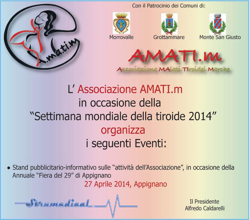 Stand informativo sulle attività dell'Associazione_Amati.m