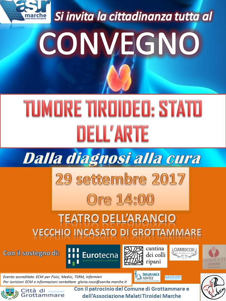 Convegno Tumore tiroidero - stato dell'arte. Dalla diagnosi alla cura